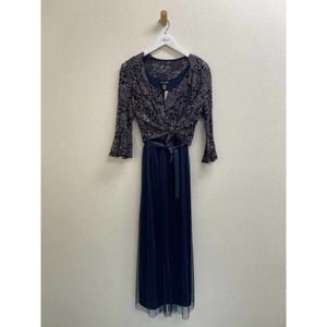 Candalite Dress 2-Piece Navy Size S